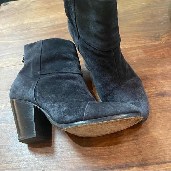 rag & bone Shoes - Rag & Bone Blue Suede Bootie 38.5 / 8.5 US